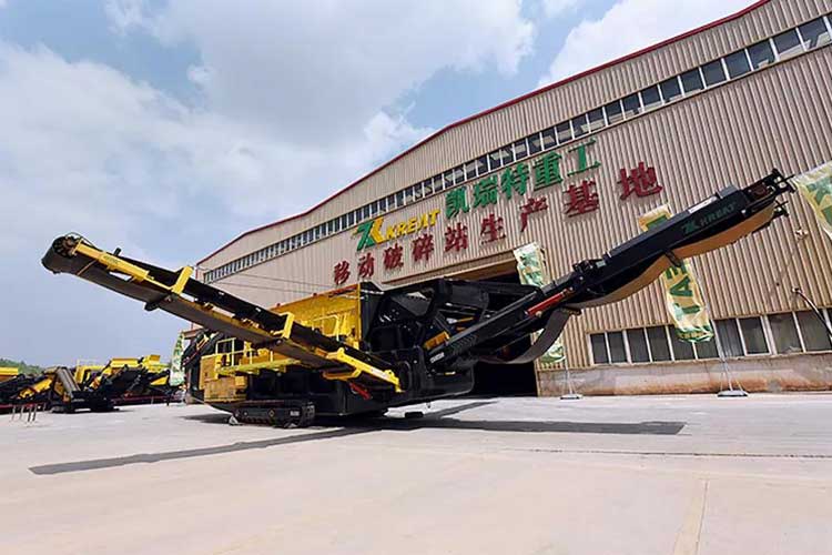 履帶移動水平篩分站與砂石行業(yè)生產企業(yè)攜手共同開啟“快進鍵”