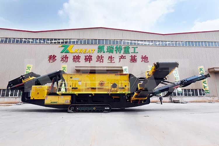 履帶移動水平篩分站與砂石行業(yè)生產企業(yè)攜手共同開啟“快進鍵”